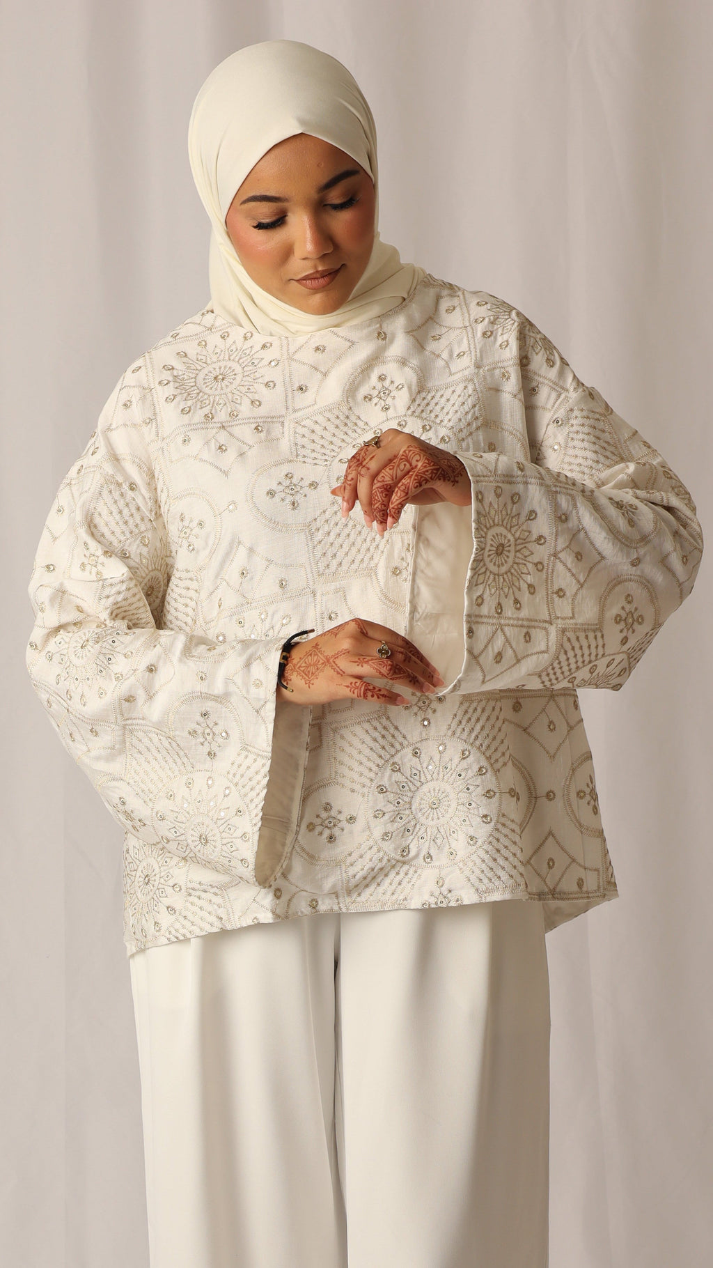 Blouse Brodée - Ivoire