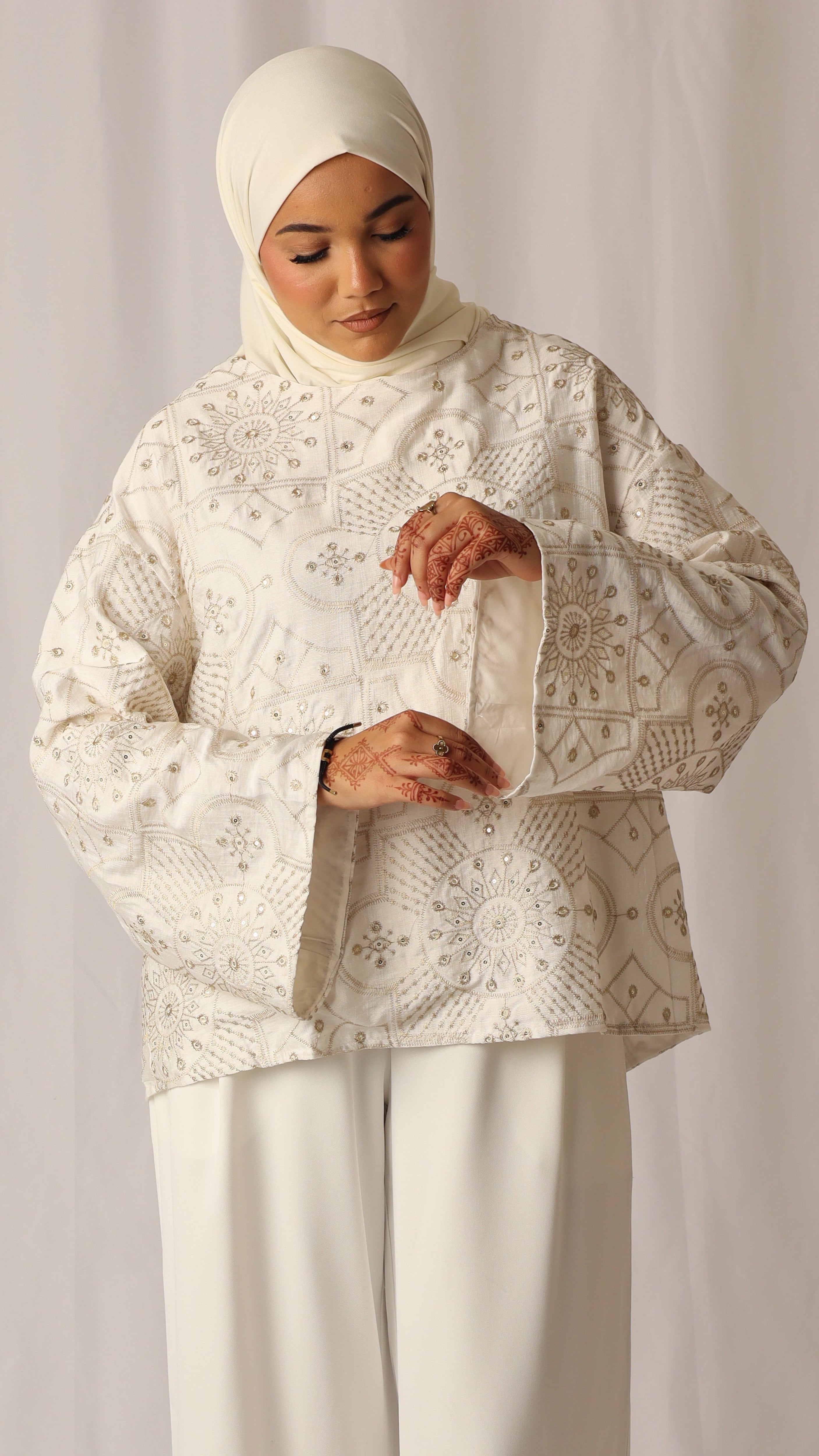 Blouse Brodée - Ivoire