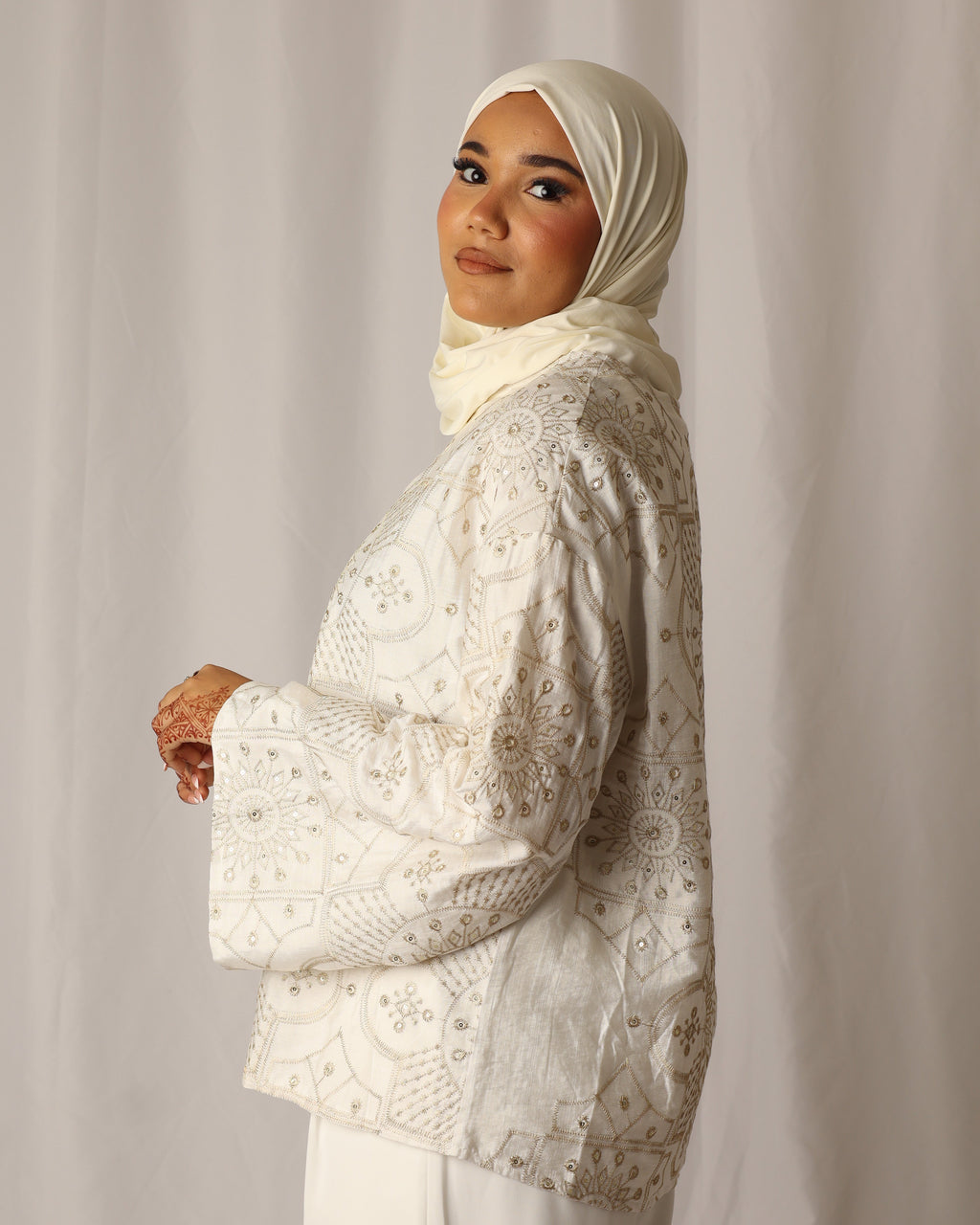 Blouse Brodée - Ivoire