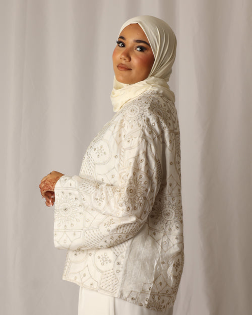 Blouse Brodée - Ivoire